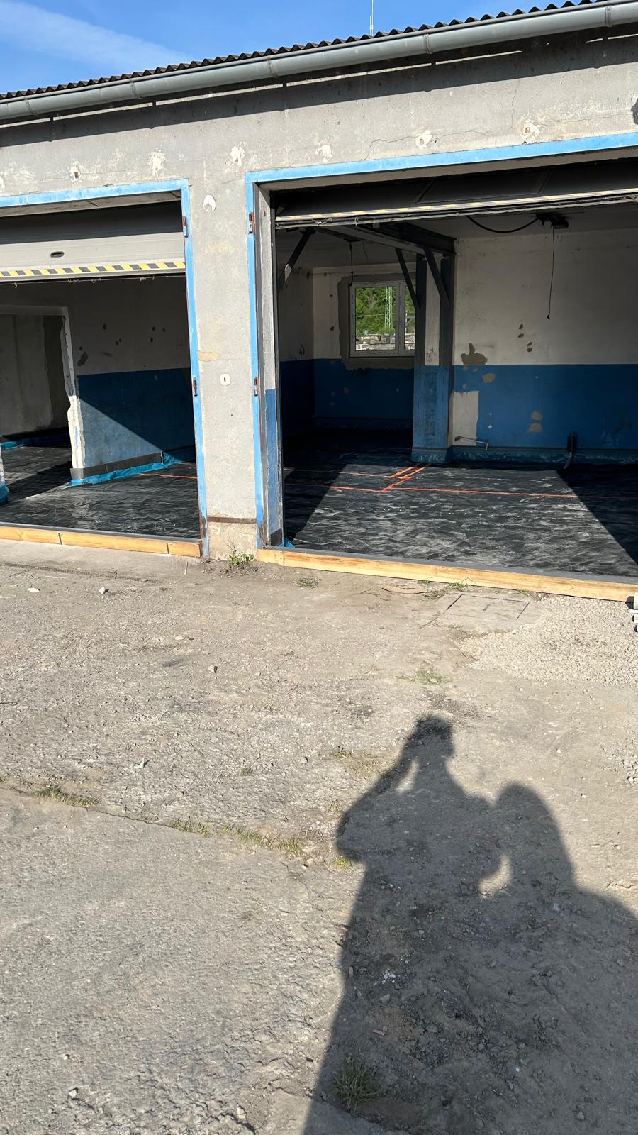 Realizácia betónovej podlahy v garáži